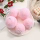 thumbnail image 5 of Juego de 6 Bolas Navideñas Colgantes Irrompibles de Poliéster Multicolor de 8 Cm | Decoración para Fiestas, Interiores y Exteriores, Guirnalda para El Árbol de Navidad, 5 of 6