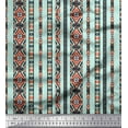 thumbnail image 1 of Soimoi Silk Fabric Ikat Southwestern Print Fabric by Yard 42 Inch Wide, 1 of 1