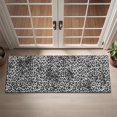 thumbnail image 2 of Black and Tan Leopard Print Door Rugs,Washable Non Slip Door Mats Indoor,Decorative Door Mats,Entry Mat Indoor for Entrance,Bedroom,Kitchen,Bathroom,16"x47", 2 of 6