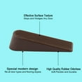 thumbnail image 3 of Unique Bargains Office Rubber Anti-slip Wedge Door Stopper Doorstops Protector Coffee Color 4Pcs, 3 of 3