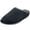 BLACK, variant on Old Friend Men's Sheepskin Full Grain Trim Scuff Slippers 421180 (L (D), BLK)