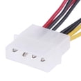 thumbnail image 2 of 2 uds conector adaptador de Cable de alimentación de ventilador de 4 pines a 3 pines 12v * 2 / 5v * 2, 2 of 6