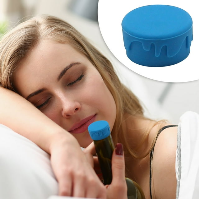 Bouchon de Bouteille de Vin et Bière Étanche en Silicone Hermétique pour Conservation du Vin et Protection de la Bière, Lot de 6 Bouchons Colorés Réutilisables pour Bouteilles Standard