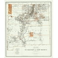 thumbnail image 2 of Roeser 12x14 White Modern Wood Framed Museum Art Print Titled - New Mexico - Roeser 1879, 2 of 4