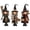 Coffee, variant on 3 Pcs Halloween Witch Table Decorations, Halloween Wooden Witch Figurine, Rustic Tabletop Witch Decor, Plaid Witch Ornament, Farmhouse Shelf Display Mantel Holiday Party Decoration,Coffee