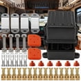 thumbnail image 1 of Klonfd 12V 3 Way Relay 3 Relays And 3 ATC/ Slots Compatible With 4 Pin 5 Pin 40 Relay For Automotive Truck (), 1 of 5