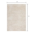 thumbnail image 7 of Mainstays Neutral Raised & Sculpted Abstract Indoor Area Rug, 5'x7', 7 of 7