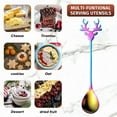 thumbnail image 4 of 5 uds cucharas navideñas, vajilla navideña café té sopa cuchara agitadora postre pastel helado cucharas, 4 of 6