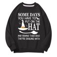 thumbnail image 4 of Mercatoo Teen Girls Halloween Sweatshirts Cute Letter Graphic Crew Neck Pullover Tops Long Sleeve Fall Oversized Tops Clothes, 4 of 4
