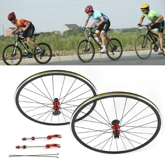 Bike Wheelset, Road Bike Wheels, Front Rear Wheelset fits Most Road Bikes Compatible with 7-12 Speed HG Shimano ALTUS Wheels