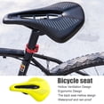 thumbnail image 4 of Soidarity Sillines de bicicleta de carretera, asiento de bicicleta, soporte de búfer especialmente diseñado, ventilado para adultos, ciudad, montaña, Ciclismo Punto amarillo y negro Soidarity OD020139-05, 4 of 6
