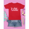 thumbnail image 3 of LOL Smiley Emoji Crown Pink Design Youth's T-shirt, 3 of 4