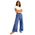thumbnail image 4 of Stichou Linen Pants Women 2026 Summer Fashion Wide Leg High Waisted Palazzo Pant Boho Casual Drawstring Beach Lounge Trousers Blue S, 4 of 7