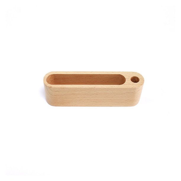 Portatarjetas de presentación, expositor para tarjetas de presentación, organizador profesional de madera para tarjetas de presentación, con portalápices, para trabajo de oficina, tarjetas de presenta