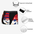 thumbnail image 3 of Kdxio Men's Boxer Briefs with 4th of July Gnomes Print - Comfortable and Breathable Underwear for Everyday Wear, 3 of 5
