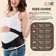 thumbnail image 3 of 3 in 1 support belt for back maternity belt, pelvic, hip, waist pain, maternity band for pregnancy with light and breathable materials and adjustable size, 3 of 7