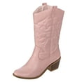 thumbnail image 2 of Charles Albert Cowboy Boots for Women Mid-Calf Western Cowgirl Boots, 2 of 7