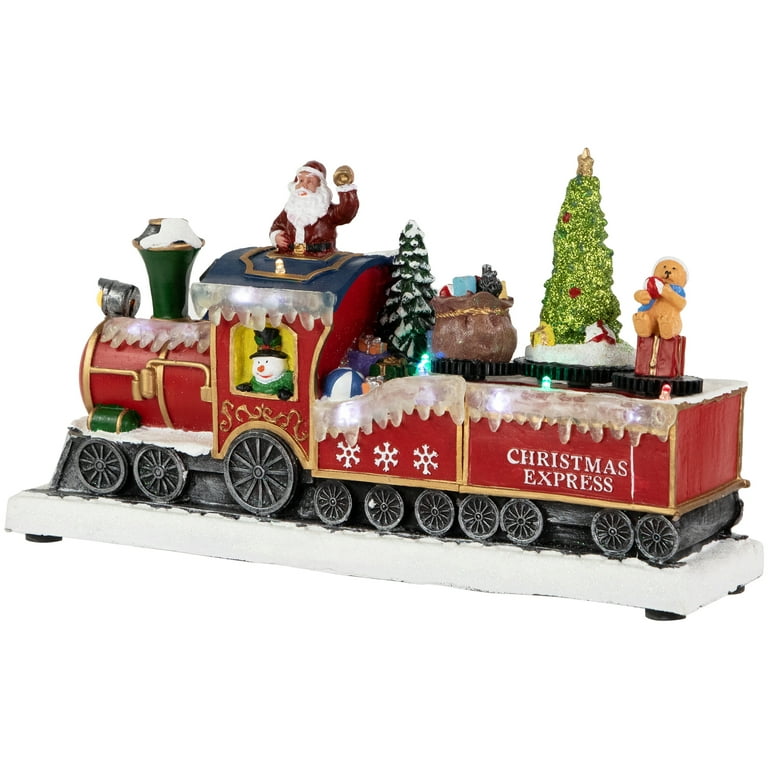 ANIMATED TRAIN VILLAGE クリスマス LED  コストコ 14.5 Inch (37 cm) Animated LED Winter Village Scene with