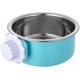 thumbnail image 1 of Crate Dog Bowl, Stainless Steel Removable Hanging Food Water Cage Cup WD.WDQZL Hogar, 1 of 1