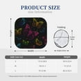 thumbnail image 3 of Bingfone Butterfly Windshield Sun Shade 2-Piece Foldable Car Front Window Sunshade For Most Sedans Suv Truck - Auto Sun Blocker Visor Protector Blocks Max Uv Rays - Small, 3 of 7