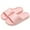 Pink, variant on AUDeals Womens Mens Lightweight Recovery Slides Thick Sole Pain Relief Slippers Arch Support Cushioned Indoor Outdoor House Shoes (Black, 10)