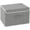 Grey, variant on Storage Boxes, Collapsible Storage Bins with Lids, Cotton and linen cloth Storage Baskets with Handle, for Books, Closet, Bedroom, Home, 13x9.1x7.9 in, Grey and Beige