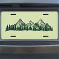 thumbnail image 7 of Mountain and Pine Sketch Front License Plate, Metal License Plate, Funny Standard Plates Personalized Novelty Decorative For Men/Women/Boys/Girls Car 6×12 Inch, 7 of 7