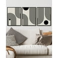 thumbnail image 5 of Drsoum Black Minimalism Abstract Boho Wall Art Bohemian Decor Ready To Hang 11x14in3pcs Black Framed, 5 of 5