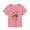 F297 Pink, variant on Kids Child Girls Boys Tops Easter Cartoon Print Crew Neck Short Sleeved Breathable T Shirt Pink Size 3-4 Years