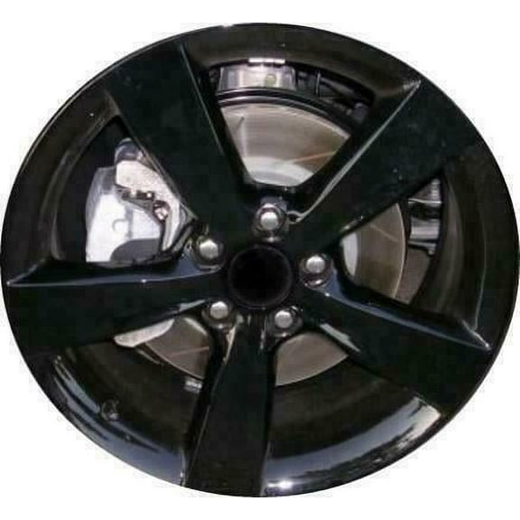 New 18x7.5 Inch Aluminum Wheel Rim Fits 2013-2016 Dodge Dart 5 Spoke Black