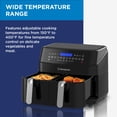 thumbnail image 4 of Westinghouse Dual Zone Air Fryer - Double Air Fryer Handcrafted with 2 Independent Baskets, Separate Heater and Control, 12 Preset Programs, and Adjustable Temperatures, 4 of 9