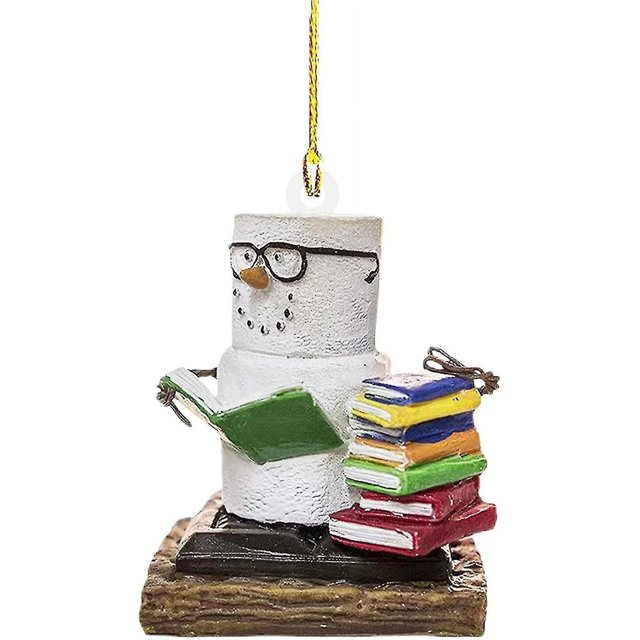 Adornos colgantes acrílicos de muñeco de nieve, colgante de muñeco de nieve artesanal de Navidad, regalos de decoración para fiesta de Navidad, 4 Uds. (b-l2)