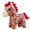 Red, variant on Red Pony Plush Doll, Zodiac Horse Doll, Cute Stuffed Doll Christmas Festival Celebration Decoration, Christmas Gift Giving Plush Horse Toy (7.87in)