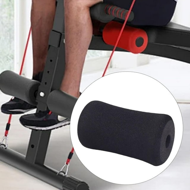 Rodillo de espuma para pies, reemplazo directo, versátil, fácil instalación para abdominales, mesa de inversión, extensión de piernas, accesorio de 97x175 milímetros