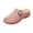 Pink_001, variant on Womens Floral Hollow Cutout Slip On Mule Clogs, Adjustable Metal Buckle Wedge Platform Casual Breathable Walking Slide Sandals Purple 7(EU-38)