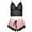 Pink, variant on TJAZFJPA Sexy Lingerie Skirt Women's Fashion Sexy V-Neck Eyelash Lace Solid Color Vest Pajama Shorts Set Womens Sexy Lingerie Sexy Lingerie for Women Hide Fat Belly