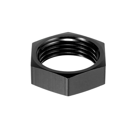 

Black AN12 Female Thread Hex Bulkhead Nut Locking Nut 12AN Thread Size Hex Locknut