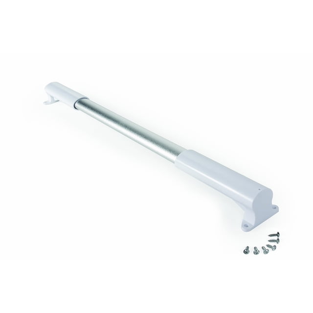 Barra transversal Camco 42186 para puerta mosquitera, ajustable de 51 a 71 cm, color blanco