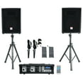 thumbnail image 2 of Rockville Dual 10" Karaoke Machine System w/Mixer+Mic Stand w/Tablet Mount+Bag, 2 of 12