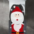 thumbnail image 7 of Tainini Clearance Sale ! Christmas Theme Bathroom Decoration Set ,Toilet Seat Cover, Rugs,for Xmas Indoor Party Décor, (Santa), 7 of 7