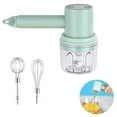 thumbnail image 2 of Wireless Electric Hand Mixer, 3-Speed USB Rechargeable Hand Blender for Baby Food, Portable Electric Whisk Cordless Mini Handheld Mixer for Egg Beater, Cake, Baking & Cooking, 2 of 9
