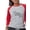 Heather/Red, variant on CafePress - My Dog Lets Me Sleep On The Bed Womens Baseball Te - Womens Baseball Tee