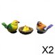thumbnail image 1 of 2 Figuras De Pájaros En Miniatura, Esculturas Artesanales, Estatuas De Pájaros Para El Jardín Del Patio Trasero Del Hogar, 1 of 8