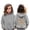 R134-Grey, variant on RMGVDSD Girls Long Sleeve Hoodies Casual Letter Print Pullover Hooded Sweatshirt with Pocket Loose Fit Hoodie Tops Back To School Wear Kids Sweatshirt 8-9 Years