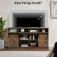 thumbnail image 4 of FunniHomi TV Stand Sliding Barn Door Modern&Farmhouse Wood Entertainment Center Storage Cabinet Table Living Room with Adjustable Shelves for TVs Up to 65", 4 of 6
