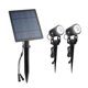 thumbnail image 1 of Foco para exteriores con panel solar, lámpara de paisaje impermeable automática, accesorios de iluminación para jardín y patio, luz blanca, 6000K Jumpingount HA5788-01B, 1 of 6