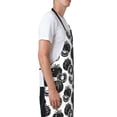 thumbnail image 3 of Naloa Hand Drawn Tomatoes Apron Kitchen Aprons with Pockets for Women Men Chef, 3 of 8