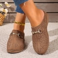 thumbnail image 4 of Willtoo Closed Toe Orthopedic Mule Slip On Flat Casual Shoes with Metal Buckle for Summer Walking Platform Slides, 4 of 7