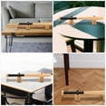 thumbnail image 3 of FRCOLOR 2 Pairs of Wooden Baseball Bat Holder Stable Bat Display Rack Desktop Bat Stand Decorative Bat Organizers Baseball Bat Storage Racks, 3 of 8