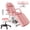 Electric-Pink, variant on Kigoty Adjustable Leather Massage Table, 72" x 24", White